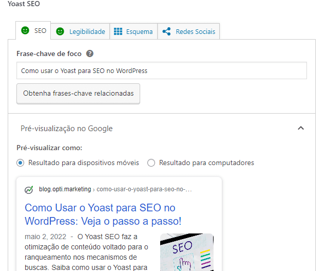 como-usar-o-yoast-para-seo-no-wordpress metabox do yoast