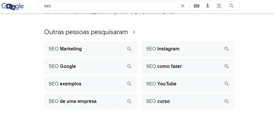 Outras pessoas pesquisaram como forma de pesquisa de palavras-chave para checklist de SEO para postagens em blogs WordPress